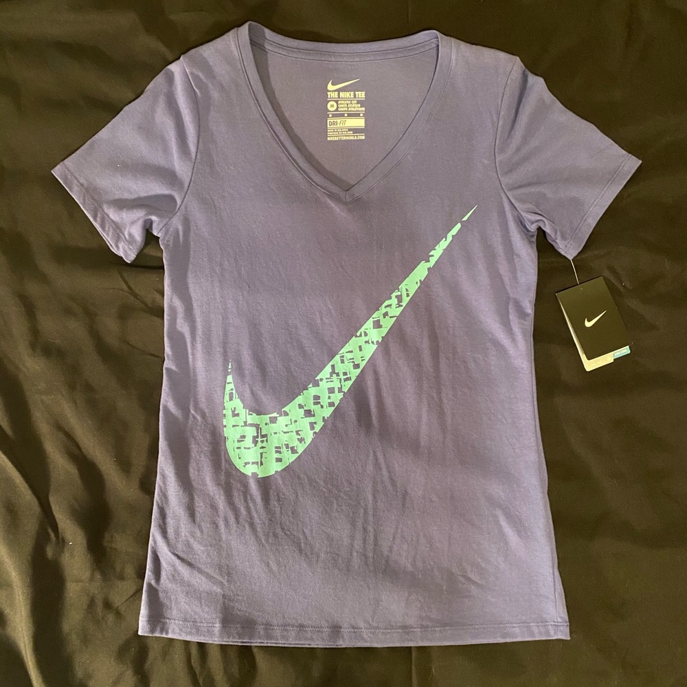 Nike Purple Logo Tee NWT